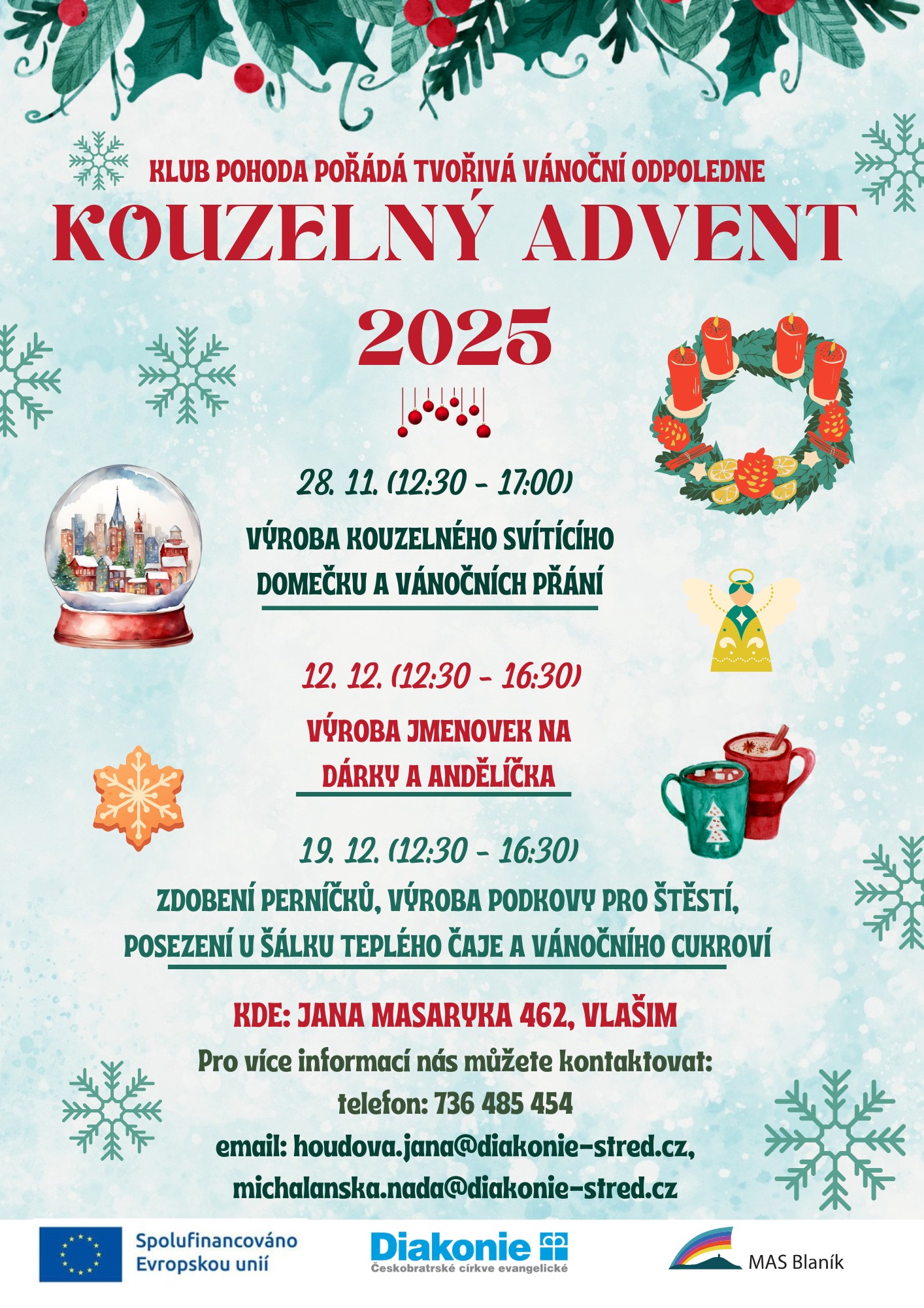 Kouzelný advent v klubu Pohoda